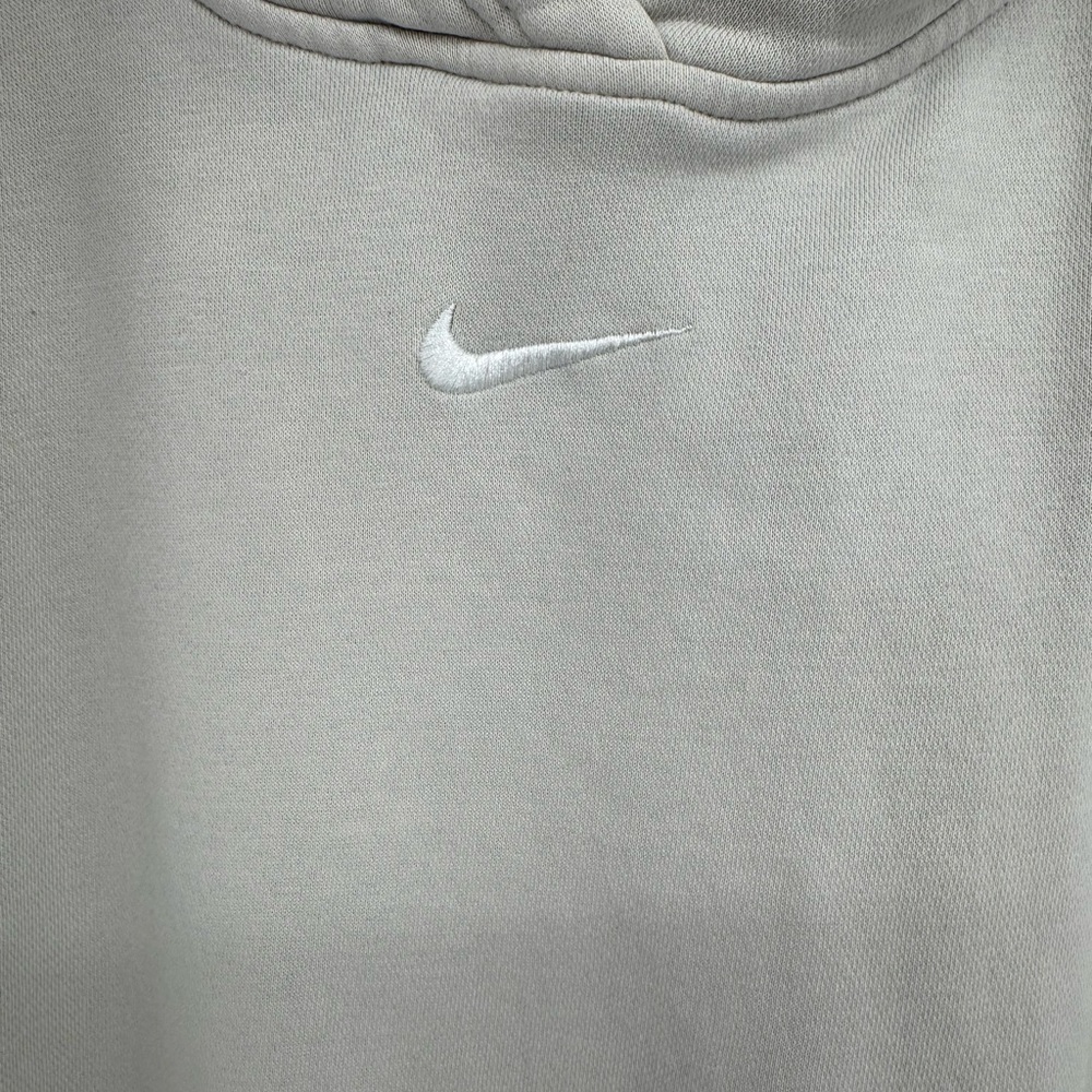 Nike Light Gray/Beige Pullover Hoodie Size Large - Picture 4 of 6